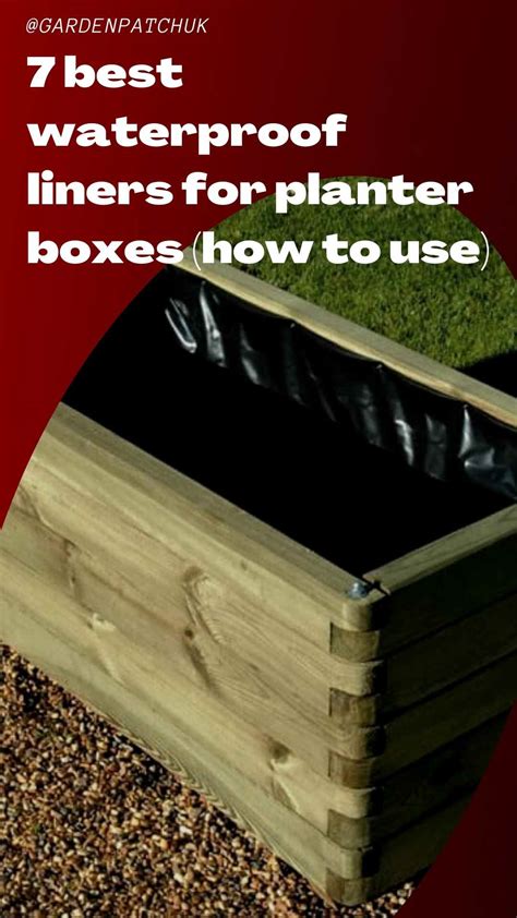 waterproof liner for gardening box